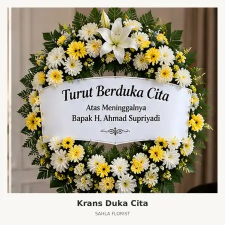 Krans Bunga Duka Denpasar